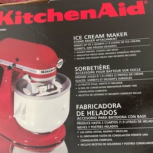 Brand new KitchenAid Ice cream Maker